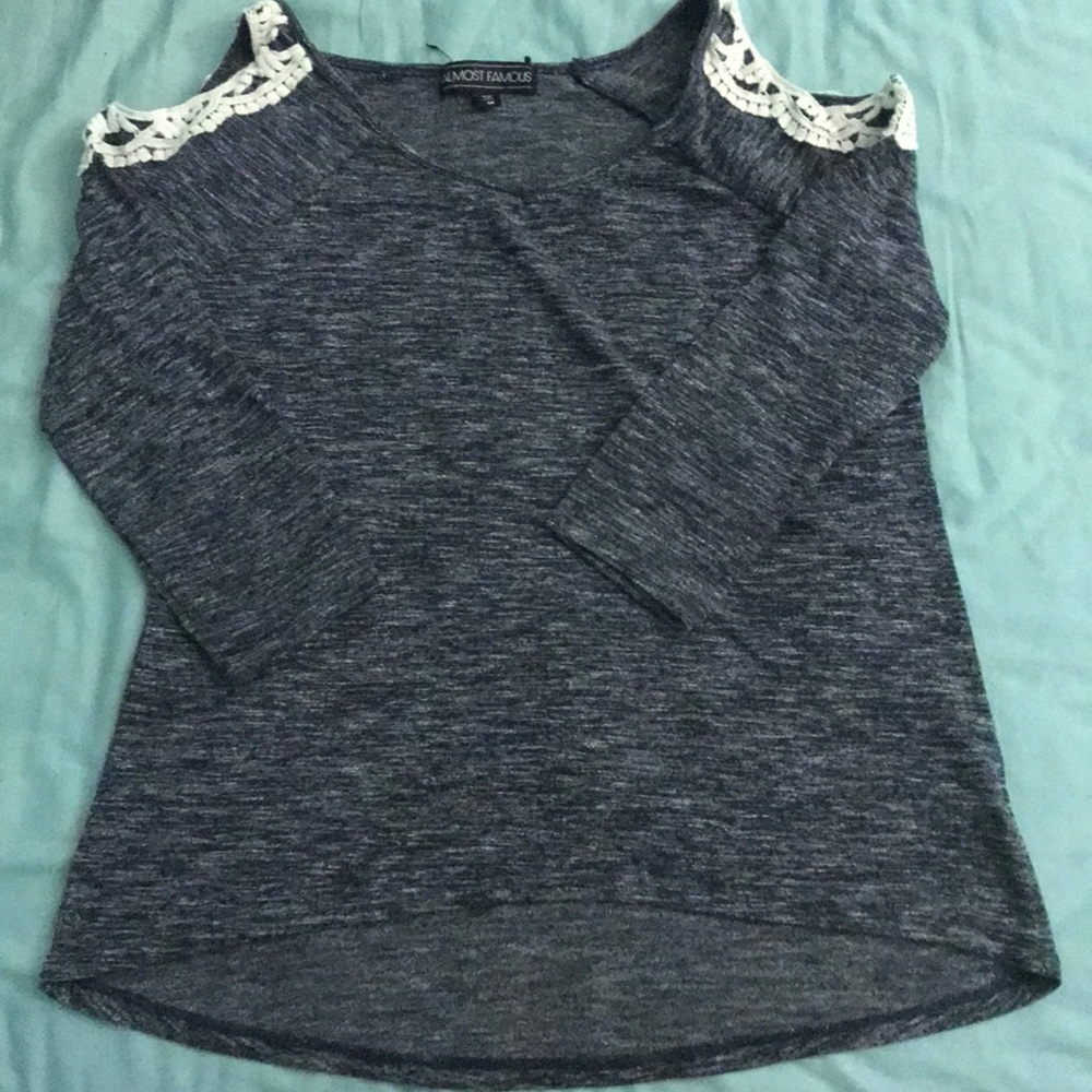 Dark blue blouse